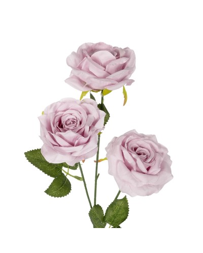 GloboStar® Artificial Garden PURPLE ROSE BRANCH 21194