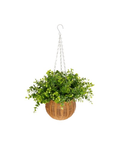 GloboStar® Artificial Garden EUCALYPTUS HANGING PLANT 20640