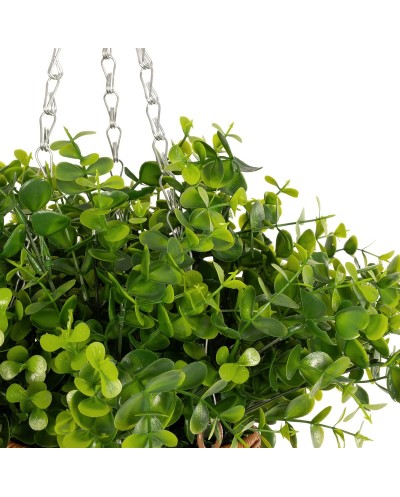 GloboStar® Artificial Garden EUCALYPTUS HANGING PLANT 20640