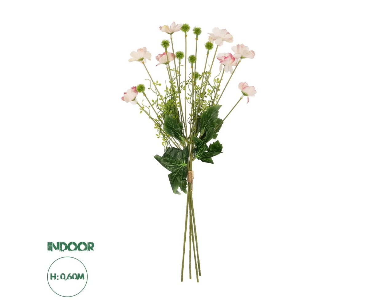 GloboStar® Artificial Garden PINK CANAION FLOWER BOUQUET