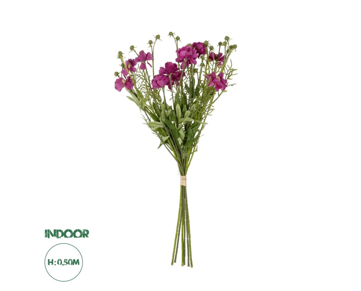 GloboStar® Artificial Garden PURPLE CHRYSANTHEMUM BOUQUET