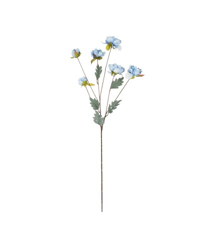 GloboStar® Artificial Garden SKY BLUE PAEONIA BRANCH 21306