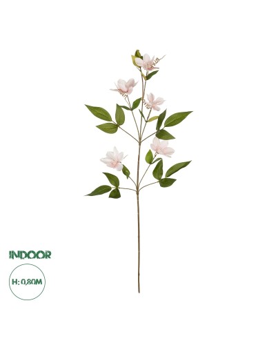 GloboStar® Artificial Garden PALE PINK CLEMANTIS BRANCH