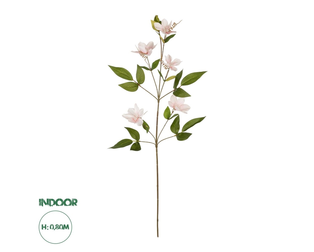 GloboStar® Artificial Garden PALE PINK CLEMANTIS BRANCH