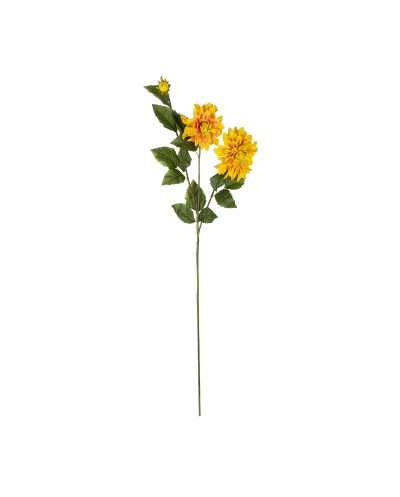 GloboStar® Artificial Garden ORANGE DHALIA BRANCH 21324