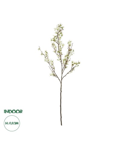 GloboStar® Artificial Garden WHITE FORSYTHIA BRANCH 21326