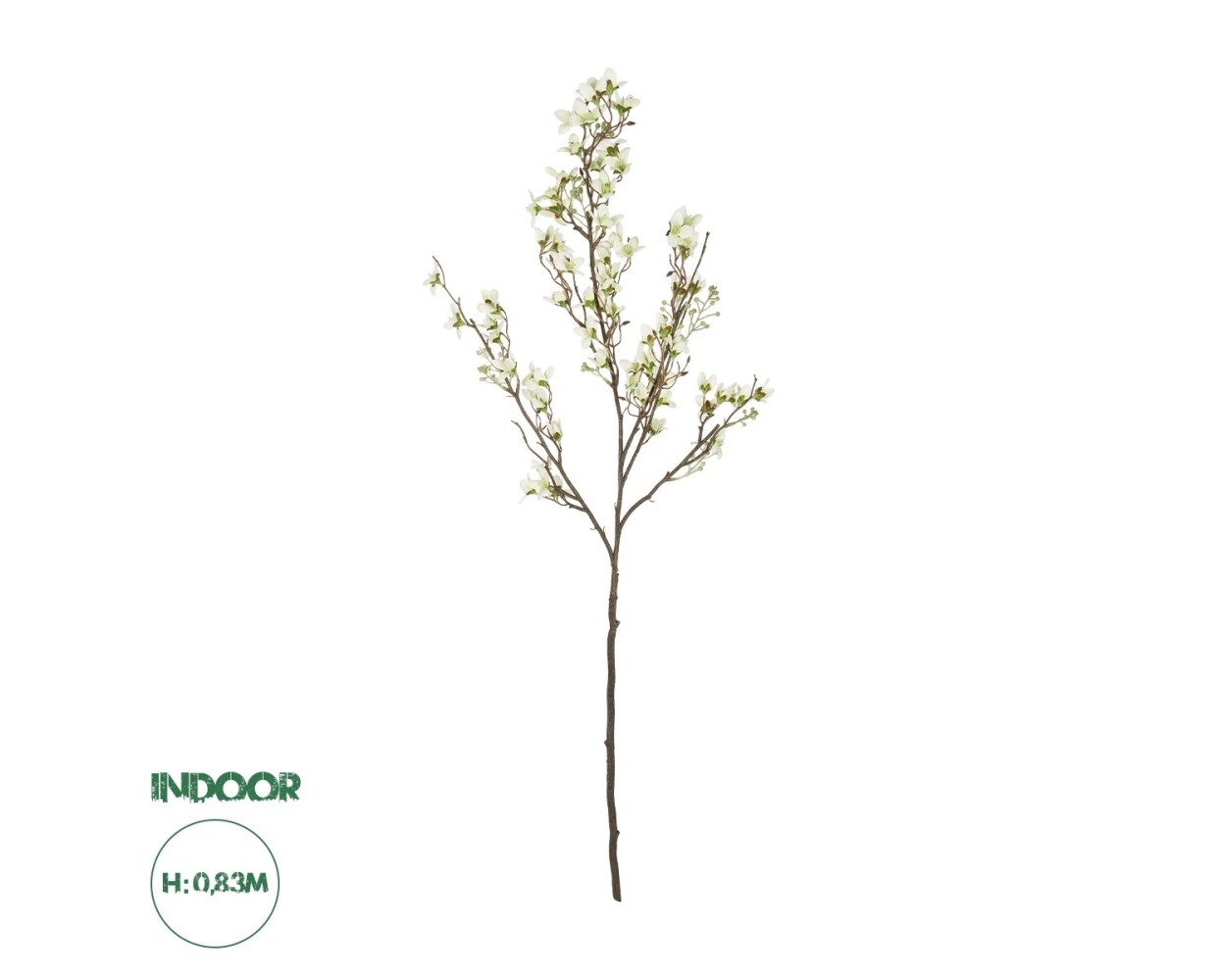 GloboStar® Artificial Garden WHITE FORSYTHIA BRANCH 21326