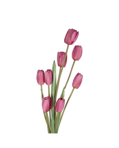 GloboStar® Artificial Garden PINK TULIP BRANCH 21319