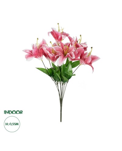 GloboStar® Artificial Garden PINK LILY BOUQUET 21314