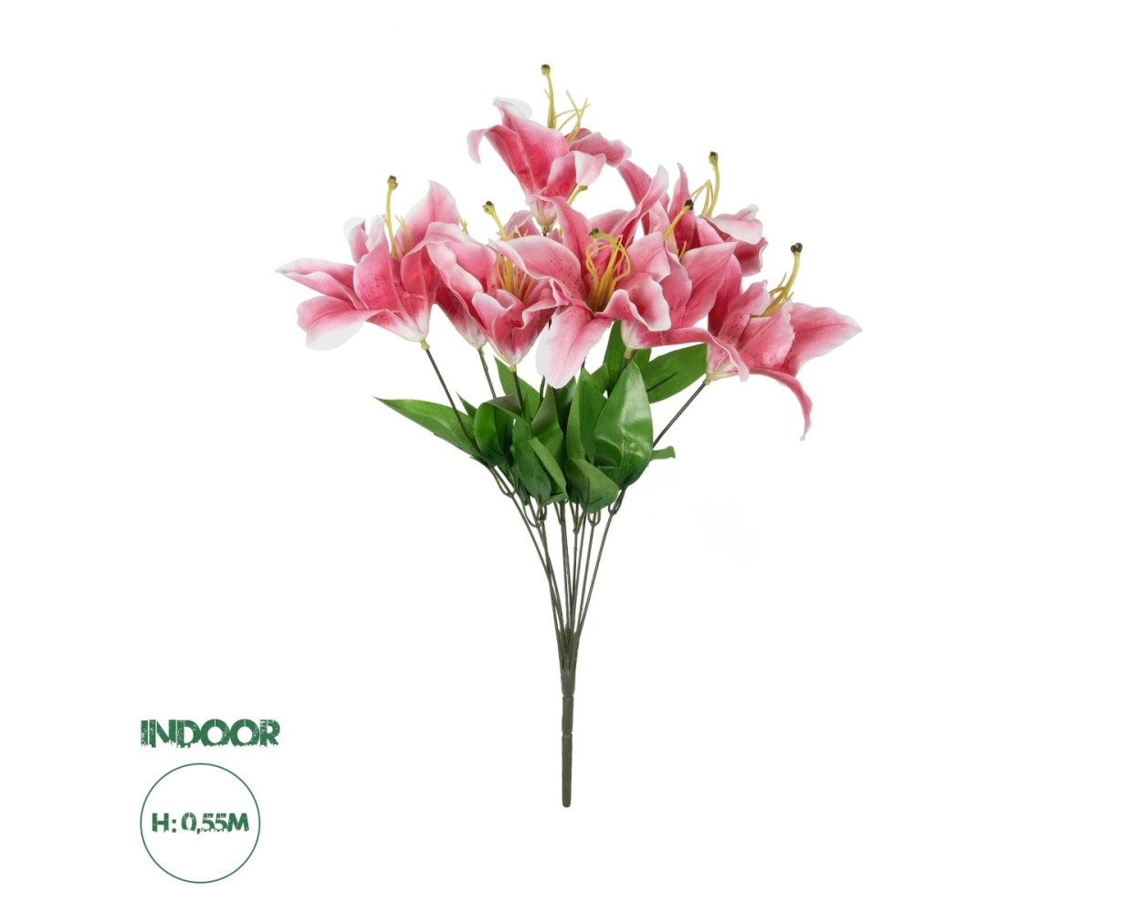 GloboStar® Artificial Garden PINK LILY BOUQUET 21314