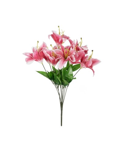 GloboStar® Artificial Garden PINK LILY BOUQUET 21314