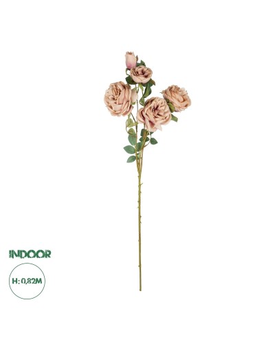 GloboStar® Artificial Garden OLD PINK ROSE BRANCH 21304