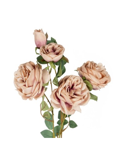 GloboStar® Artificial Garden OLD PINK ROSE BRANCH 21304