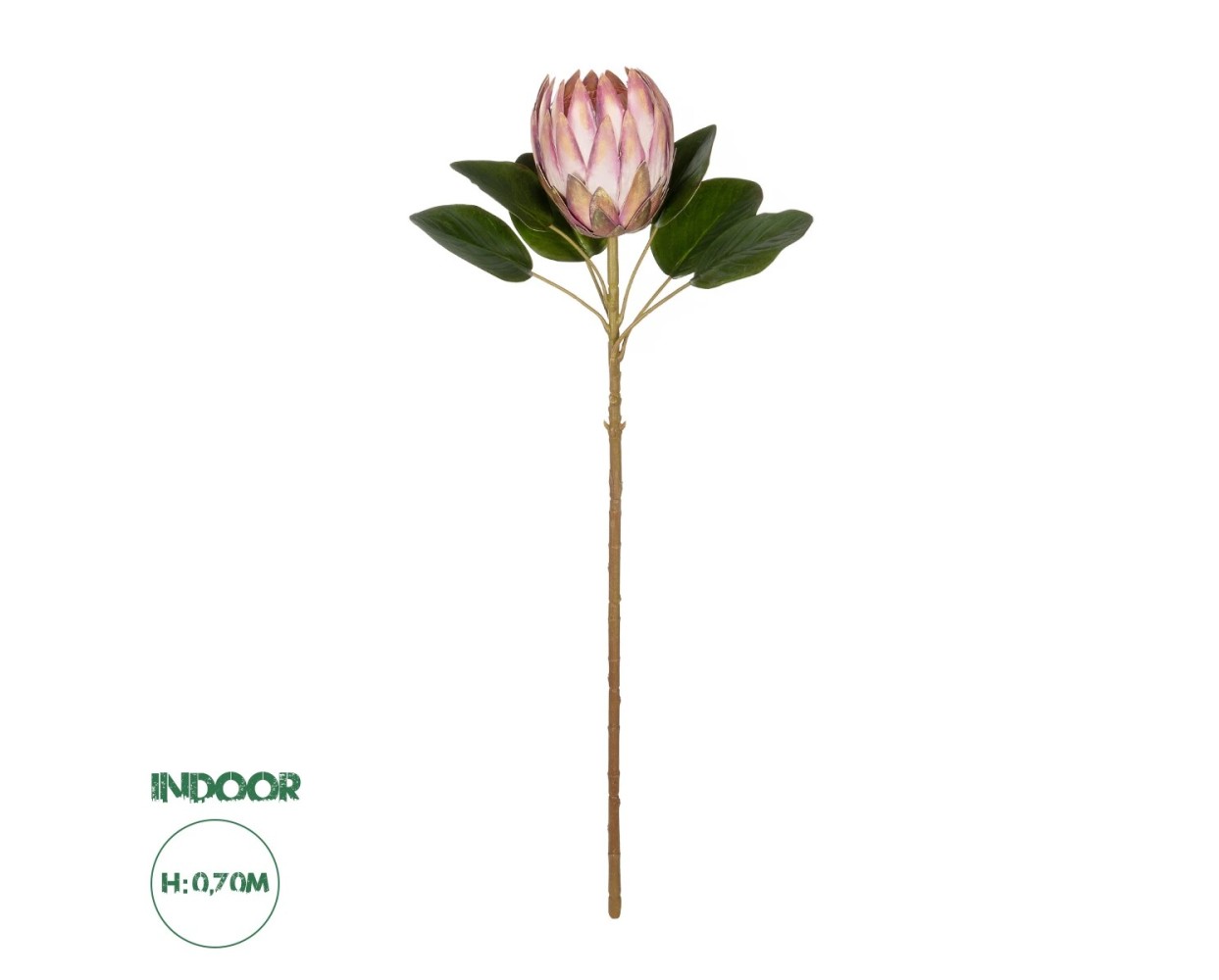 GloboStar® Artificial Garden PINK KING FLOWER BRANCH 21300