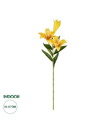 GloboStar® Artificial Garden YELLOW LILY BRANCH 21311