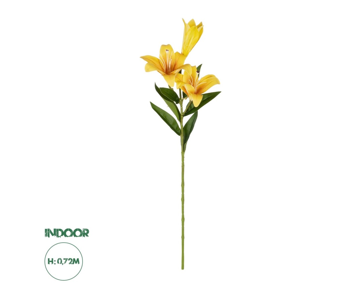 GloboStar® Artificial Garden YELLOW LILY BRANCH 21311