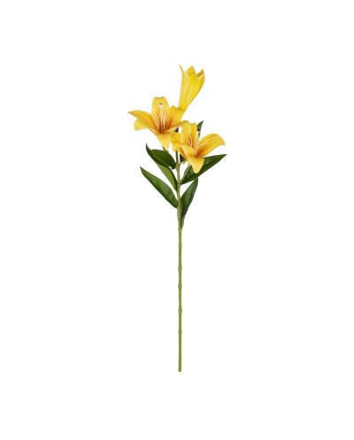 GloboStar® Artificial Garden YELLOW LILY BRANCH 21311