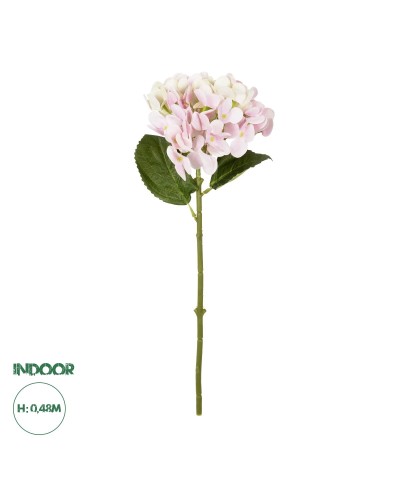 GloboStar® Artificial Garden PINK HYDRANGEA BRANCH 21318