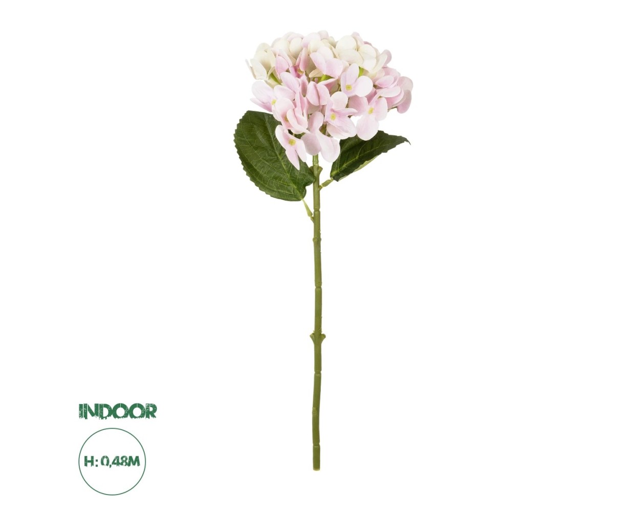 GloboStar® Artificial Garden PINK HYDRANGEA BRANCH 21318