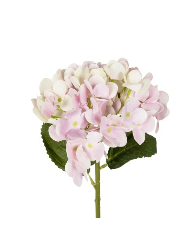 GloboStar® Artificial Garden PINK HYDRANGEA BRANCH 21318