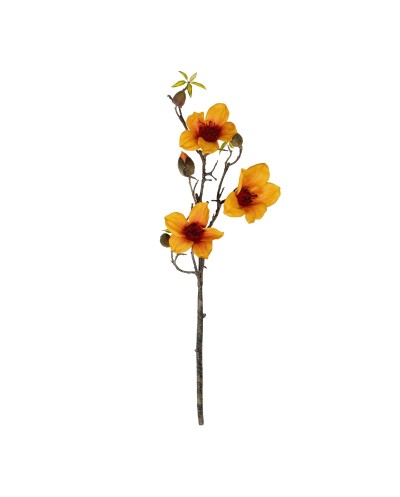 GloboStar® Artificial Garden ORANGE KAPOK BRANCH 21331