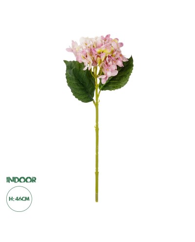 GloboStar® Artificial Garden PINK HYDRANGEA BRANCH 21144