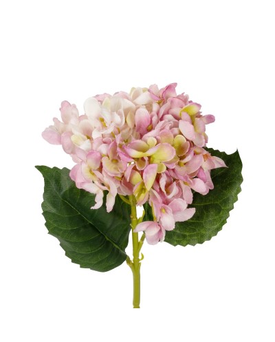 GloboStar® Artificial Garden PINK HYDRANGEA BRANCH 21144