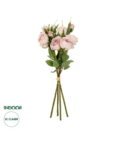 GloboStar® Artificial Garden DUSTY PINK ROSE BOUQUET 21084