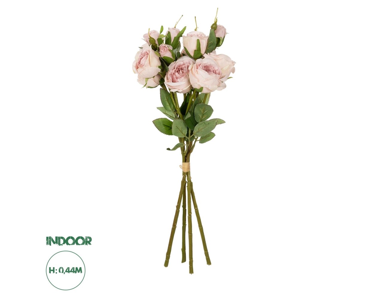 GloboStar® Artificial Garden DUSTY PINK ROSE BOUQUET 21084