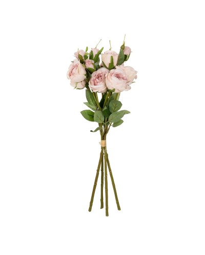 GloboStar® Artificial Garden DUSTY PINK ROSE BOUQUET 21084