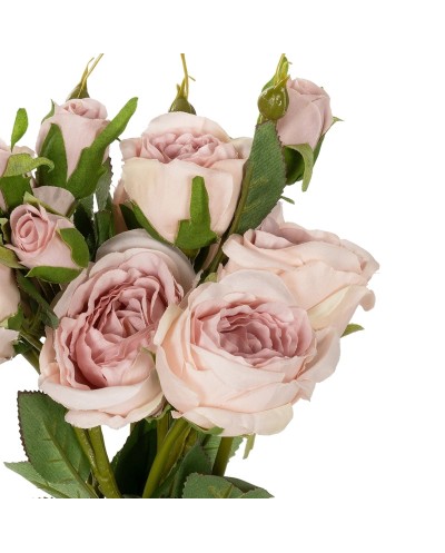 GloboStar® Artificial Garden DUSTY PINK ROSE BOUQUET 21084