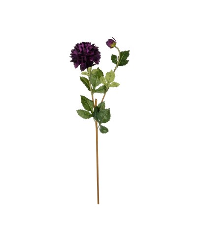 GloboStar® Artificial Garden PURPLE DHALIA BRANCH 21323