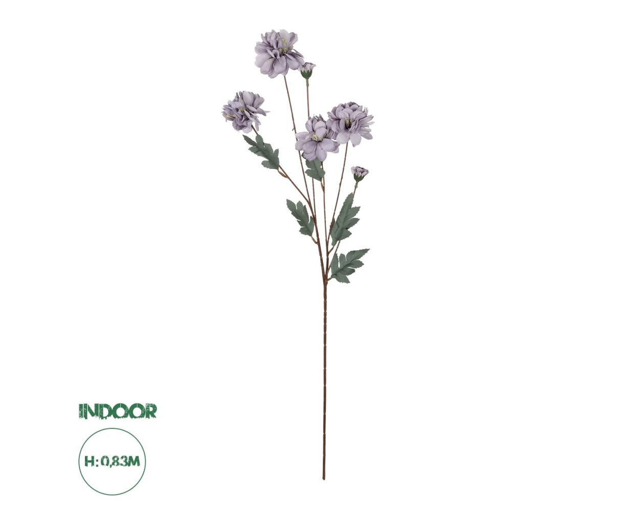 GloboStar® Artificial Garden PURPLE CHRYSANTHEMUM BRANCH