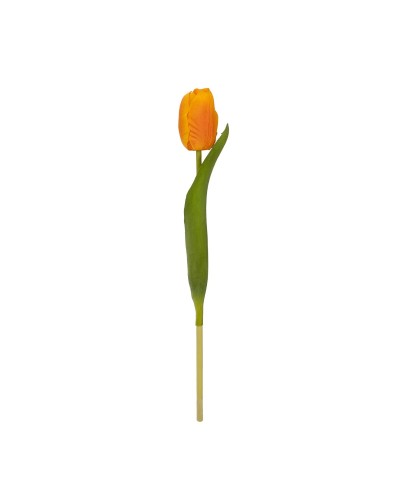 GloboStar® Artificial Garden ORANGE TULIP BRANCH 21202