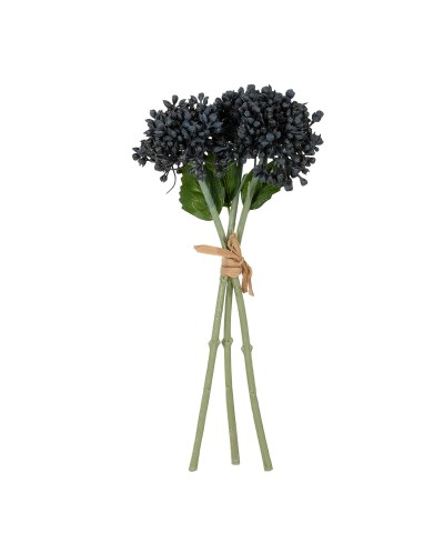 GloboStar® Artificial Garden BLACK HYACINTH BOUQUET 21356