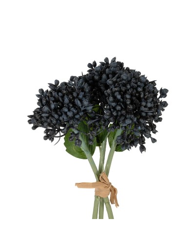 GloboStar® Artificial Garden BLACK HYACINTH BOUQUET 21356