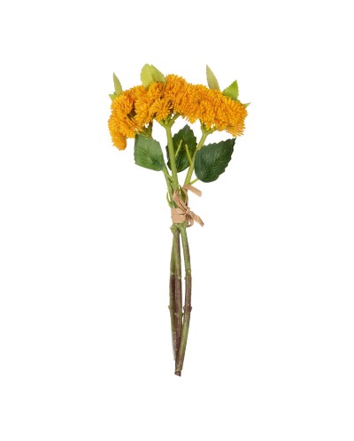 GloboStar® Artificial Garden ORANGE SEDUM BOUQUET 21346