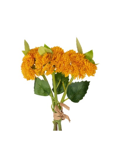 GloboStar® Artificial Garden ORANGE SEDUM BOUQUET 21346