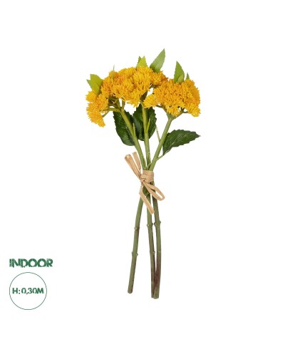 GloboStar® Artificial Garden YELLOW SEDUM BOUQUET 21348