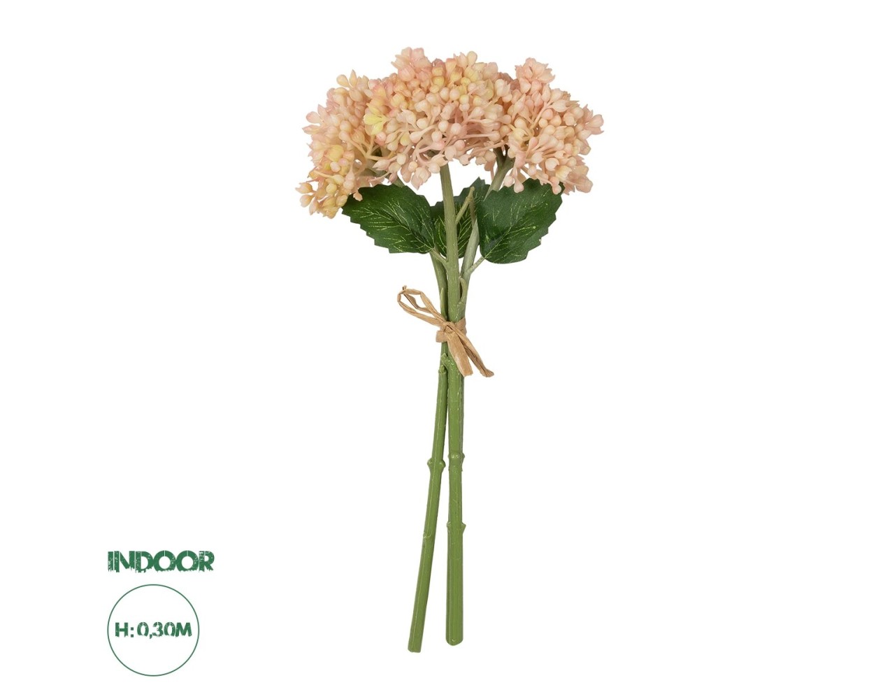 GloboStar® Artificial Garden SALMON PINK HYACINTH BOUQUET