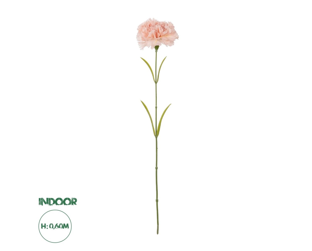 GloboStar® Artificial Garden PALE PING CARNATION BRANCH