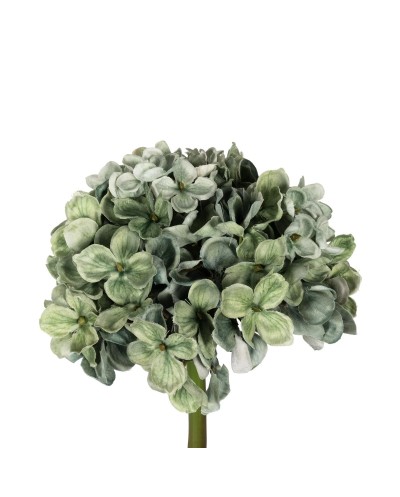 GloboStar® Artificial Garden GREEN HYDRANGEA BRANCH 21316