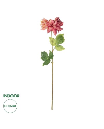 GloboStar® Artificial Garden PINK DHALIA BRANCH 21334