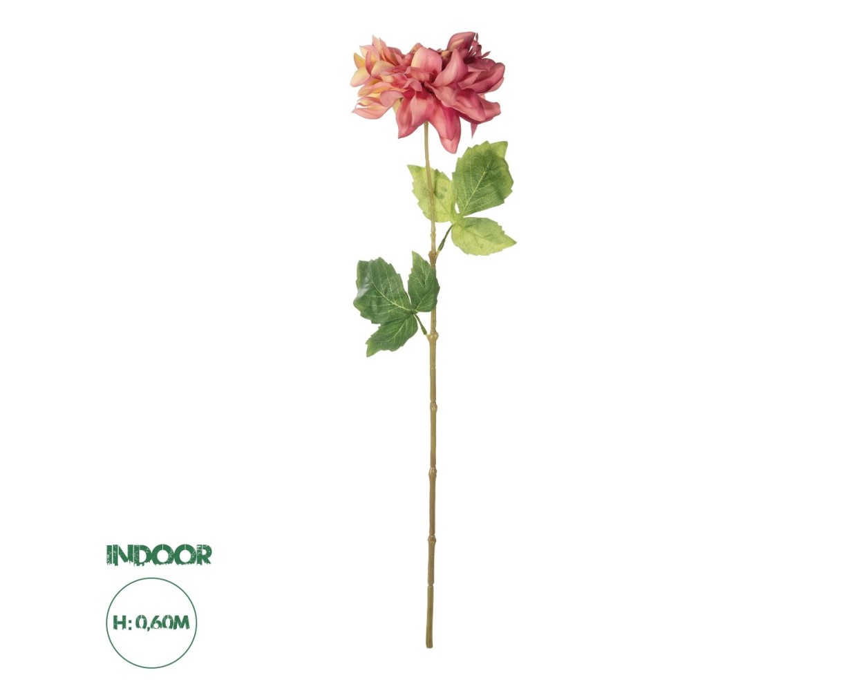 GloboStar® Artificial Garden PINK DHALIA BRANCH 21334