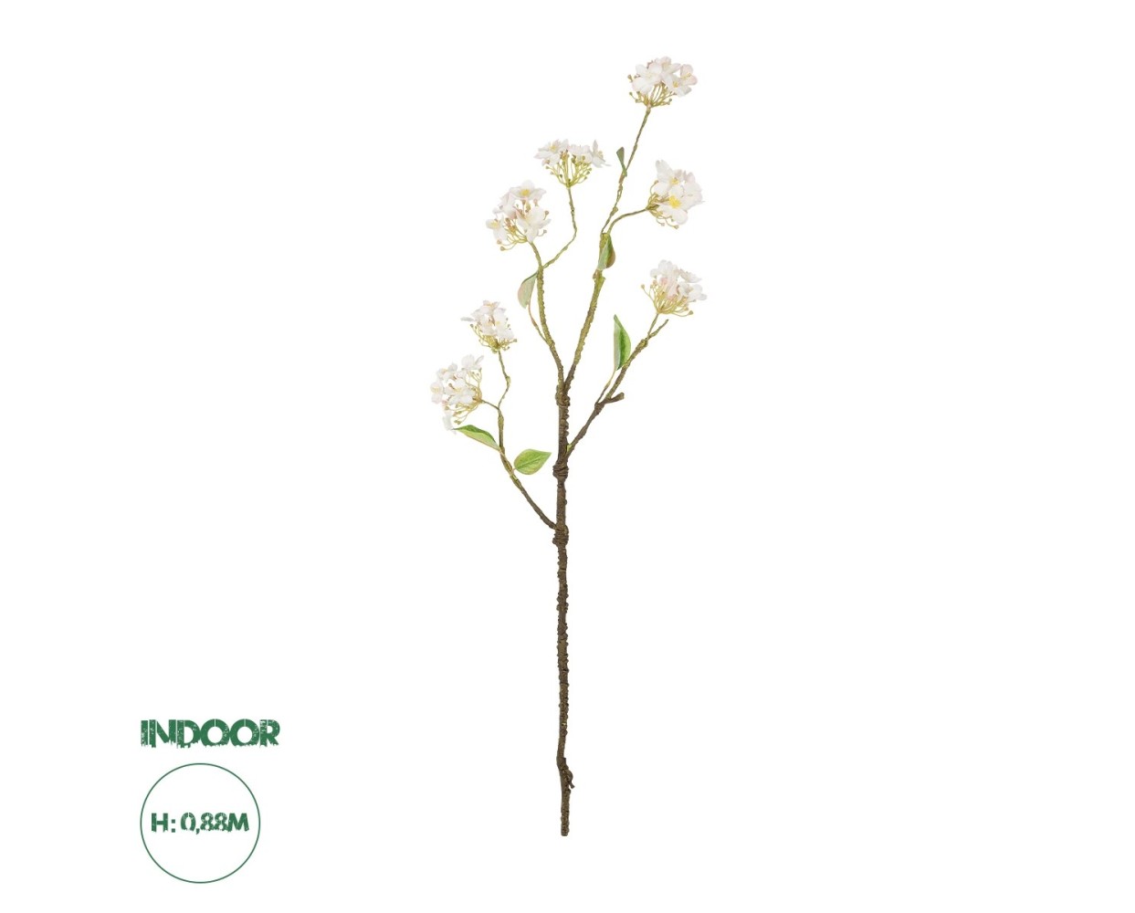 GloboStar® Artificial Garden WHITE CHERRY BLOSSOM BRANCH