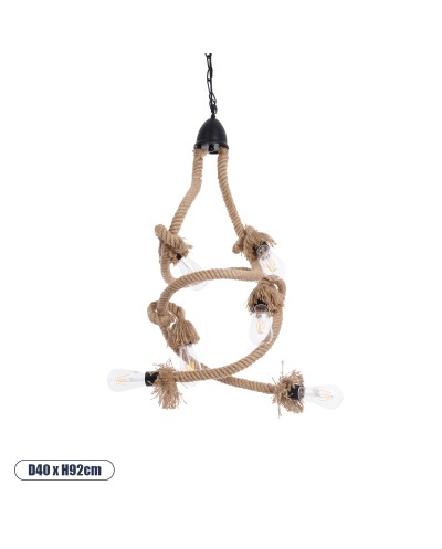 GloboStar® HAMTINE 01229 Vintage Κρεμαστό Φωτιστικό
