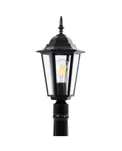 GloboStar® ELLIPSE 01401 Vintage Φωτιστικό Κολωνάκι Κήπου 