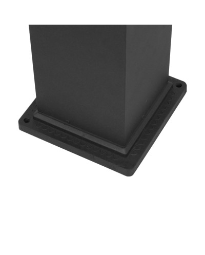Αδιάβροχο IP65 Φωτιστικό Κολωνάκι Κήπου 15x15x58cm με Βάση