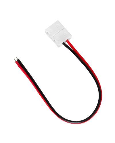 GloboStar® 70728 Μονός Connector 8mm 15cm Για Ταινία LED