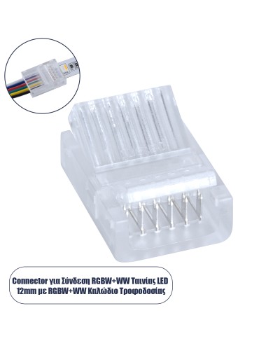 GloboStar® 70690 Ενωτικός Σύνδεσμος για Πολύχρωμη Ταινία